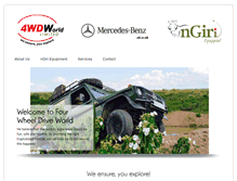 Tablet Screenshot of fourwheeldriveworld.com